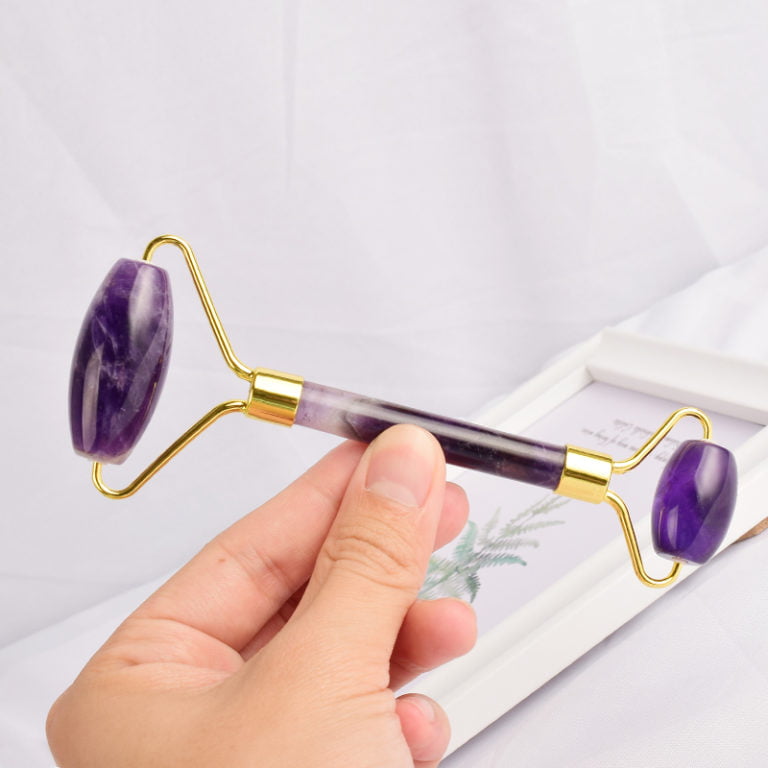 amethyst jade roller