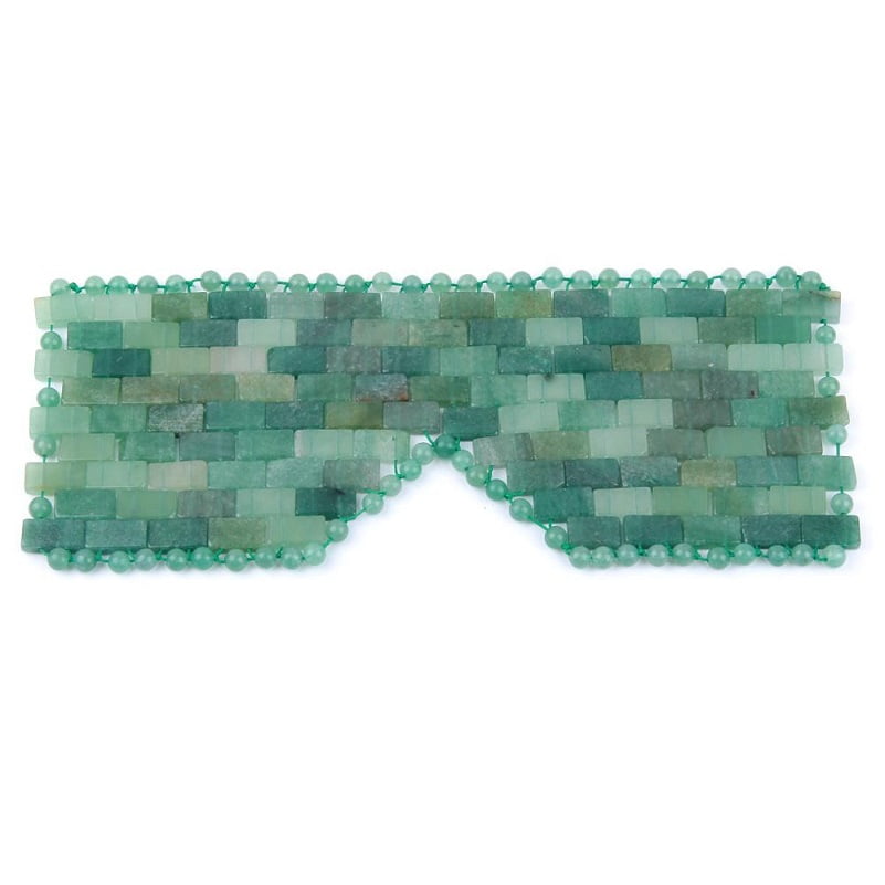 green aventurine eye mask