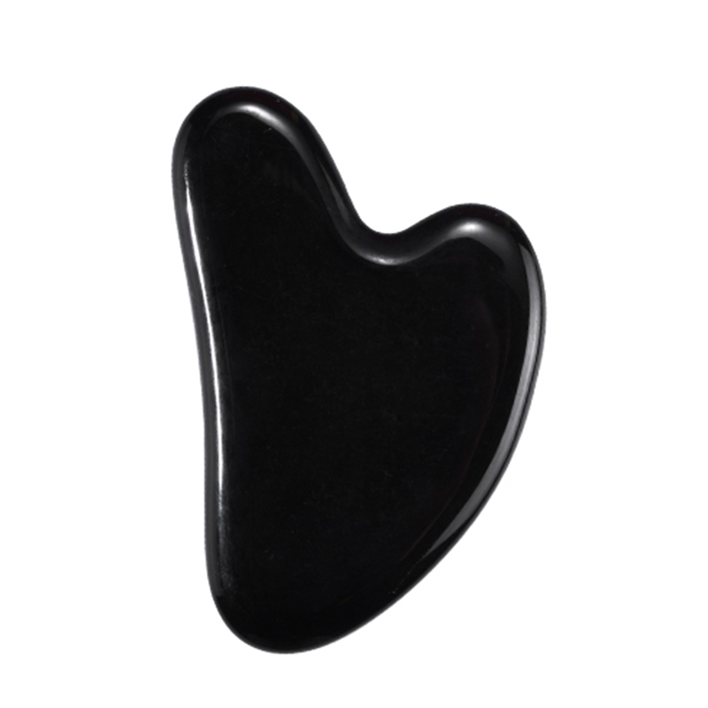 black obsidian gua sha finger