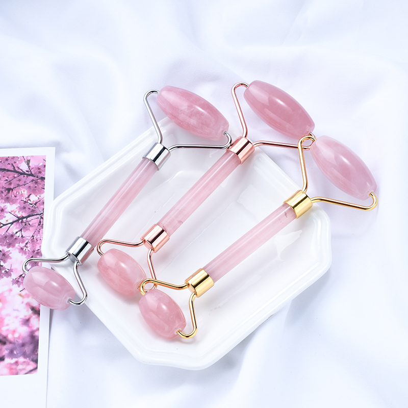 rose quartz jade roller