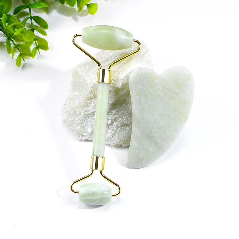 xiuyan jade roller gua sha set