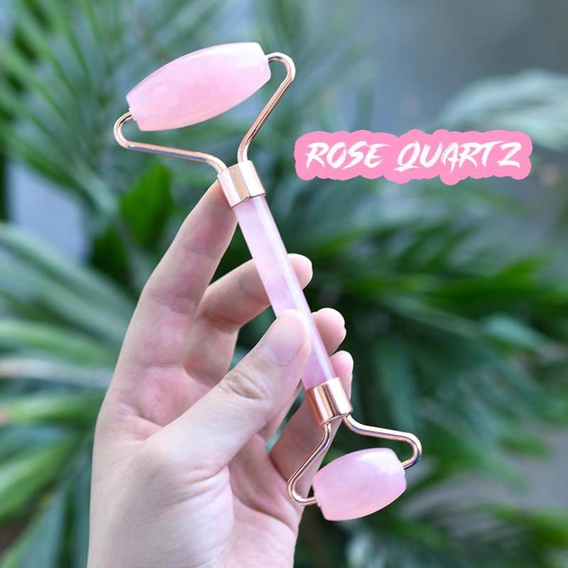 rose quartz roller