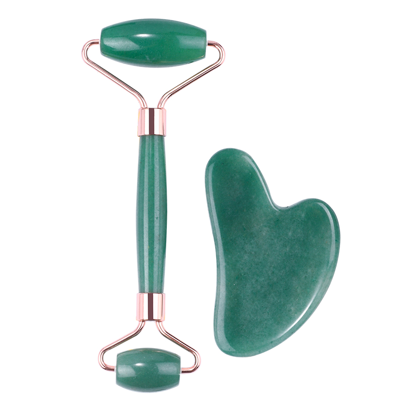 jade roller gua sha set