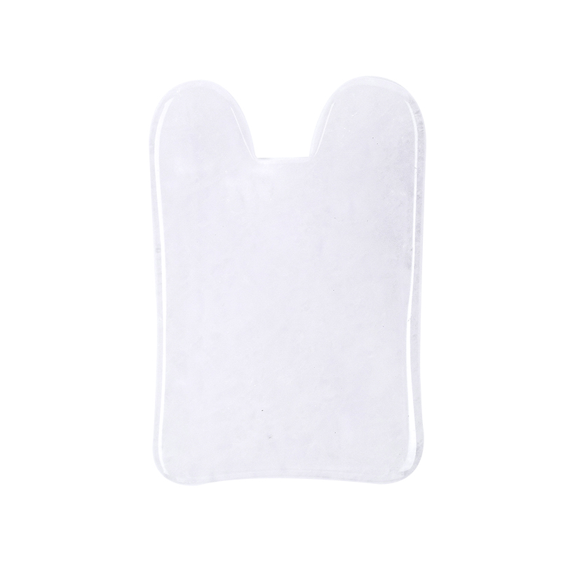 clear quartz gua sha concave