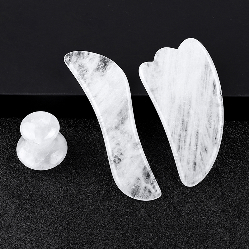 clear quartz gua sha supplier