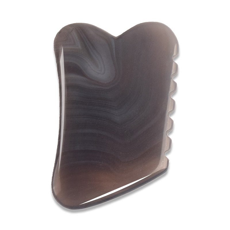 grey agate gua sha