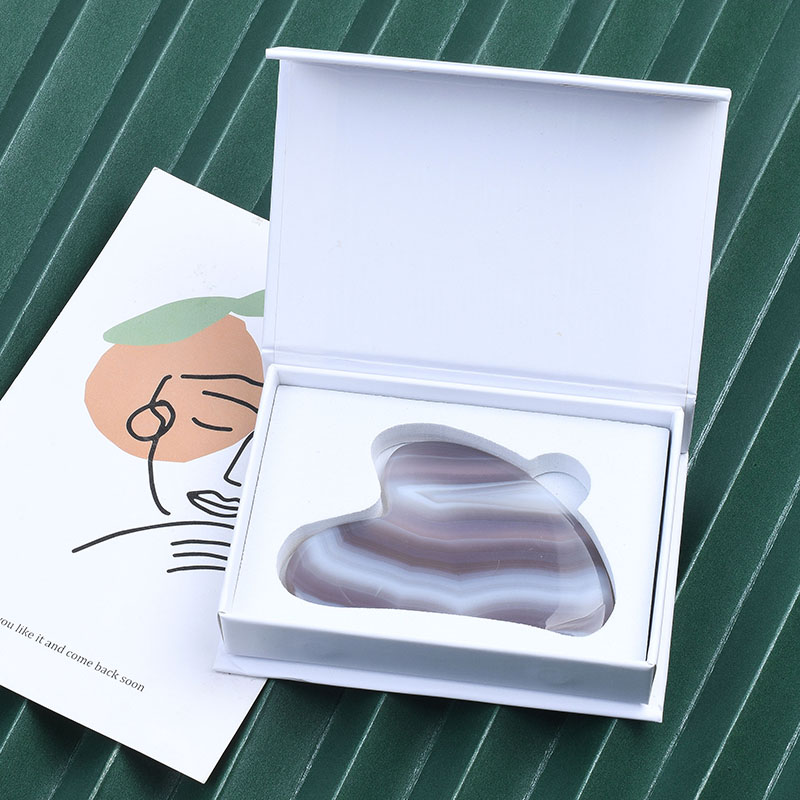 grey agate gua sha finger