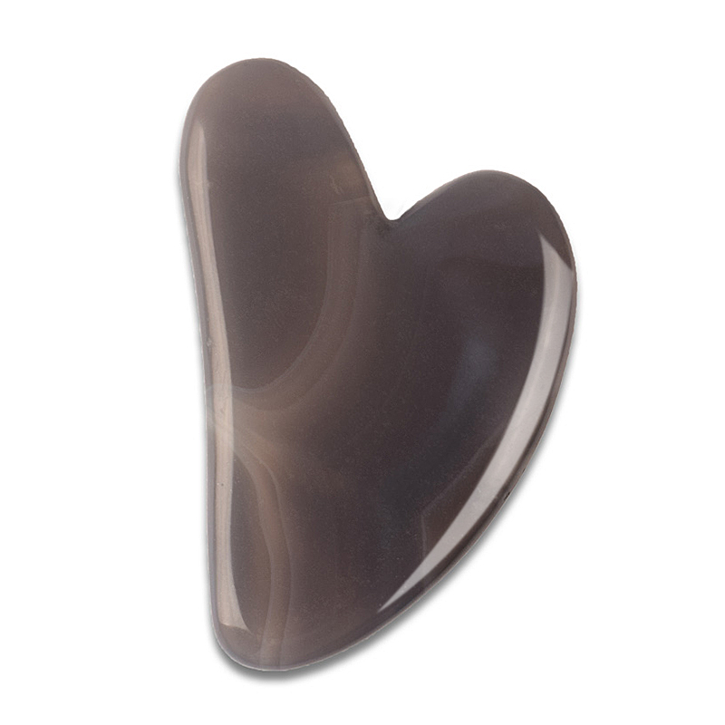 grey agate gua sha tool