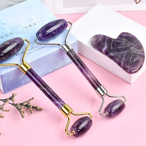 amethyst face roller