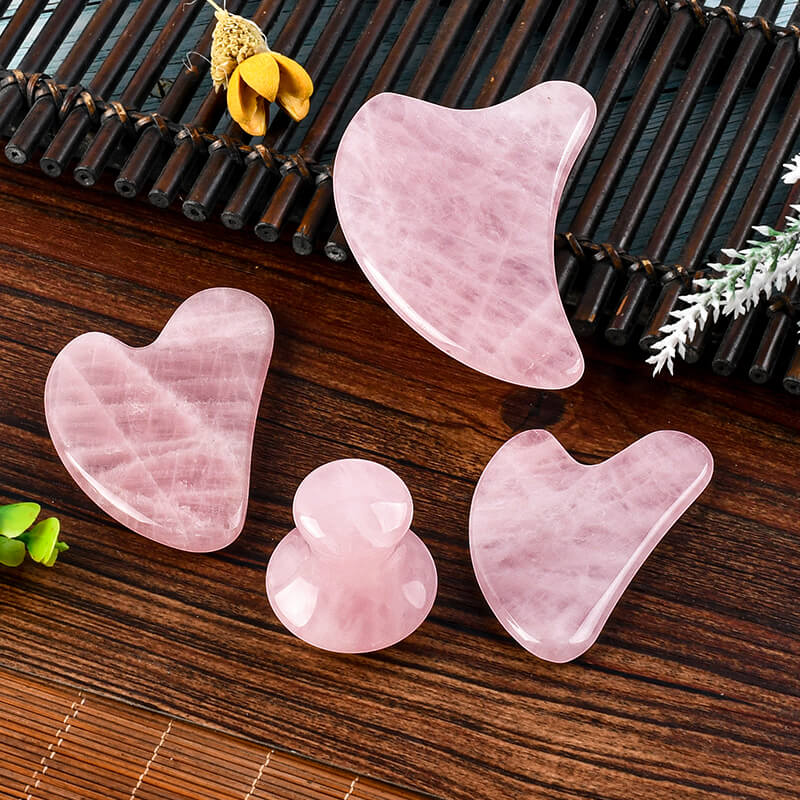 rose quartz gua sha