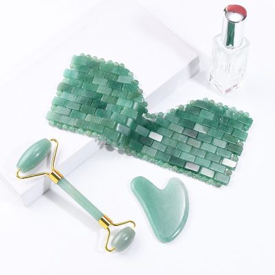 jade roller gua sha set